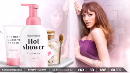 Kylie Maria - Shemale Hot Shower - VirtualRealTrans