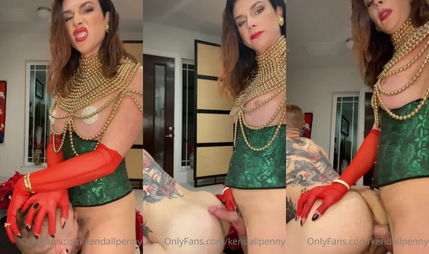 Kendall Penny - Male's Hole Christmas Creampie | Transgender Video